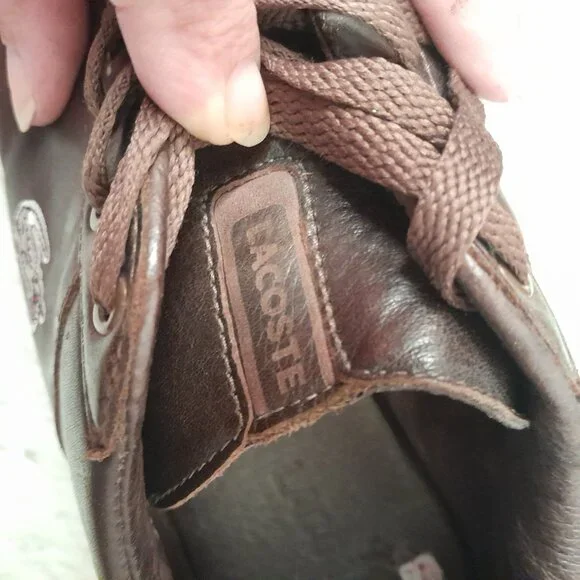 LACOSTE IZOD Swerve Lace Edge 524 Men's Sneakers/Driving Shoes Size 9 - Picture 6 of 10